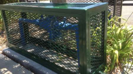 Backflow Prevention Device Theft Protection Installation